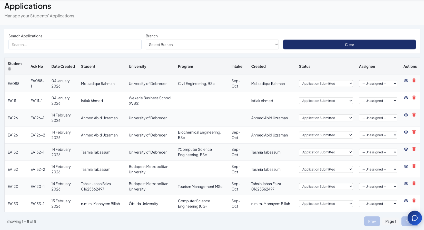 Application Management